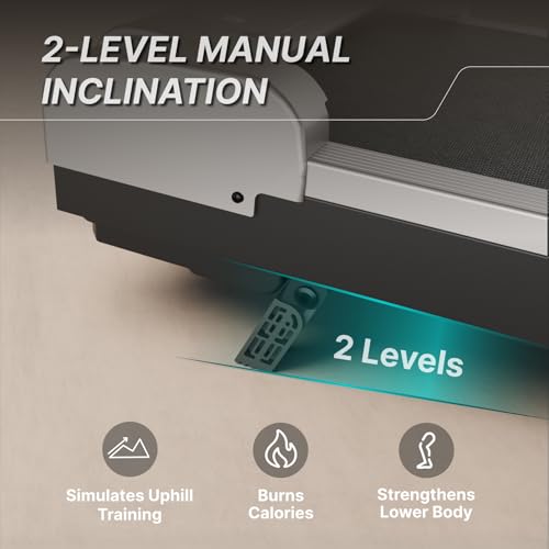 Image of Fitkit by Cult Walking Pad Neo (BLDC 3.5HP Peak Power) Compact Under Desk BLDC Motor Treadmill | Max Weight: 120kg | Home use with Remote Control (Silver)