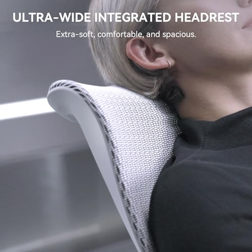 Image of SIHOO Doro S300 Ergonomic Office Chair, Computer Chair, Gaming Chair with Dual Dynamic Lumbar Support, 6D Coordinated Armrests, Adjustable Rolling Chair,2 Packs (White Italian Velvet Mesh)