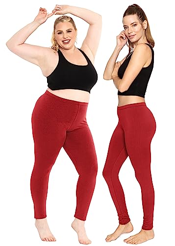 Image of STRETCH IS COMFORT Cotton Capri Leggings, Knee Length Pants, Plus Size | Soft pull-on comfort, lightweight summer feel, ankle option, casual layering, cotton leggings, black capris, under dresses
