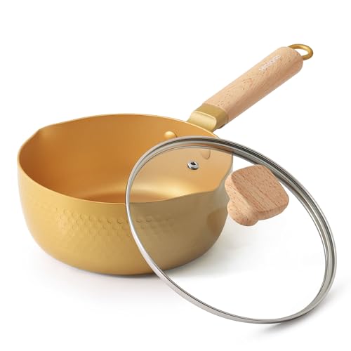 SENSARTE �ᕽ�� 20cm �ł��t���Ȃ� �W�t�� �Ў�� �s���� IH�Ή� �K�X�Ή� �\�[�X�p�� �~���N�p�� �}���`�|�b�g �S�[���h