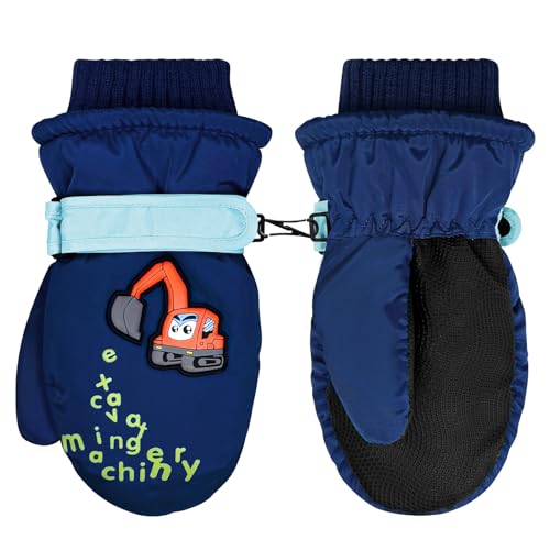 LeapBeast Skihandschuhe Kinder 2–4 Jahre,wasserdicht,Winddicht,...