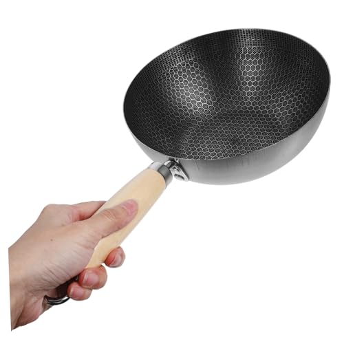 Wok de Acero Inoxidable SHOWERORO Pan de Cocina Honeycomb miniatura 3