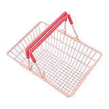 jojofuny Cesta De La Compra Contenedor De Almacenamiento De Malla Cesta De Comida Cestas Metalicas Cesto De Maquillaje Canasta De Bocadillos Constituir Cesta De Frutas y Verduras Aleación