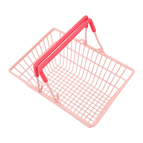 jojofuny Cesta De La Compra Contenedor De Almacenamiento De Malla Cesta De Comida Cestas Metalicas Cesto De Maquillaje Canasta De Bocadillos Constituir Cesta De Frutas y Verduras Aleación