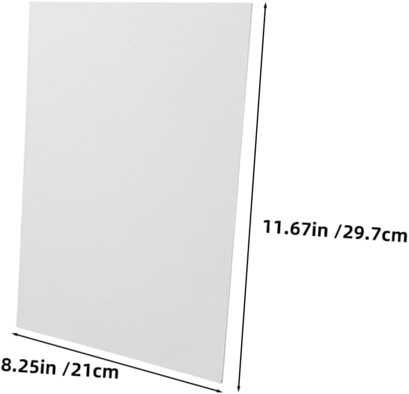VILLCASE 5pcs Mounting Board Durable Frame Backing Cardboard for DIY Crafts Mailing Protection for Scrapbooking and Binder Compatibility