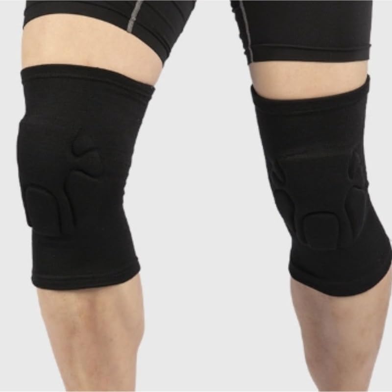 Exercise, protection Thickened Sponge Anti-collision Knee Pads Roller Skating Protective Gear Sports Knee Pads for Fitness, cycling, running, playing football(Medium)