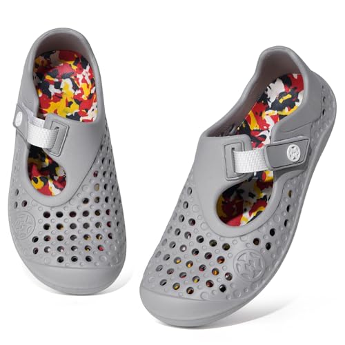 Image of Water Shoes for Kids Swim Aqua Shoes Toddler Boys Girls Barefoot Sport Beach Pool Sandals Quick Dry Lightweight Breathable Slip on Sneakers (Toddler /Little Kid /Big Kid)
