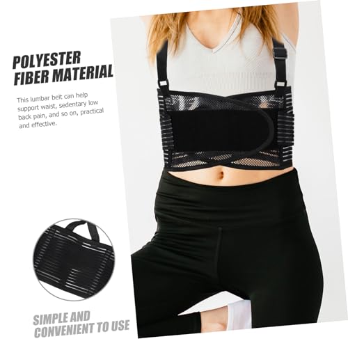 Faja lumbar transpirable para fitness y levantamiento de pesas miniatura 2