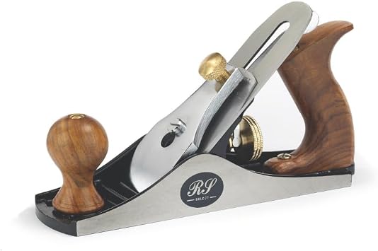Robert Sorby Select Carpenters Smoothing Plane No.4 Cast Iron Body High Carbon Steel Blade Precision Woodworking Plane