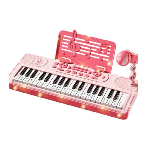 HJJ �L�[�{�[�h �������� �q���p�d�q�L�[�{�[�h �O�����h�s�A�m�� �}�C�N�t�� ���ʑ�t�� �֎q�t�� �m��ߋ� �[�֊y�� �y�� ���@�\ 37�� ���̎q �j�̎q 1�`6�� �a�����v���[���g�A�z���f�[�M�t�g (28.5*14.5*18.5cm,�s���N) [��