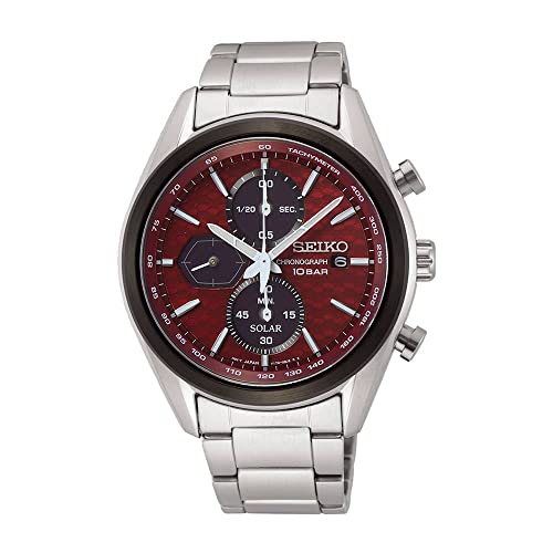 Seiko Homme Analogique Quartz Japonais Montre avec Bracelet en Acier Inoxydable SSC771P1