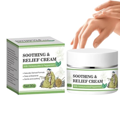 Crema Calmante - Hidratante Facial Refrescante 30g | Loción Calmante para Rostro y Cuerpo Hidratación Diaria y Nocturna Cutáneo