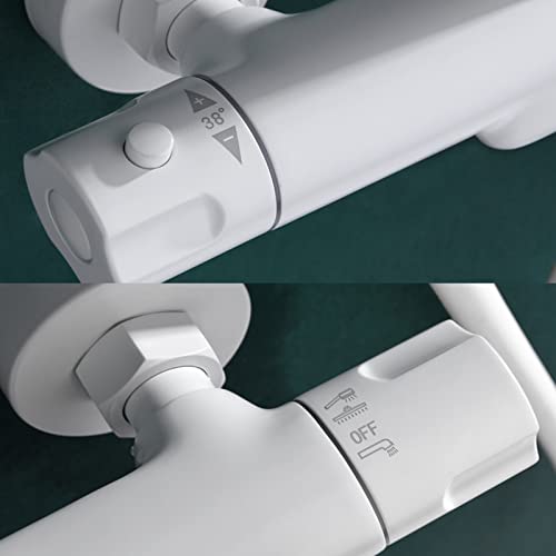 Combinaison de douche à effet pluie haut débit pour salle de bain moderne - 4