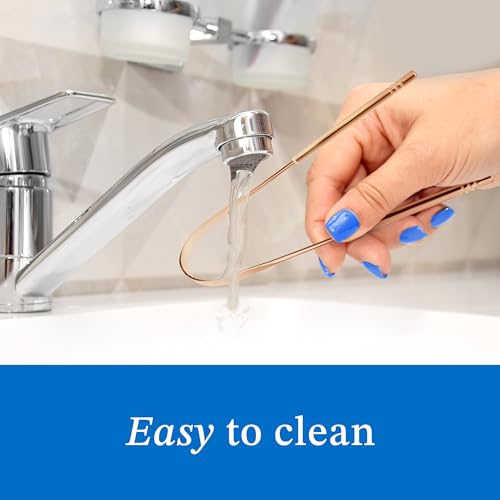 Mouthology Copper Tongue Scraper for Adults (2 Pack), Reduce Bad Breath, Metal Tongue Scraper, Tongue Cleaner, Tongue Scraper, Tongue Scrubber, Tongue Cleaner for Adults, Tongue Scraper Reusable - Image 5