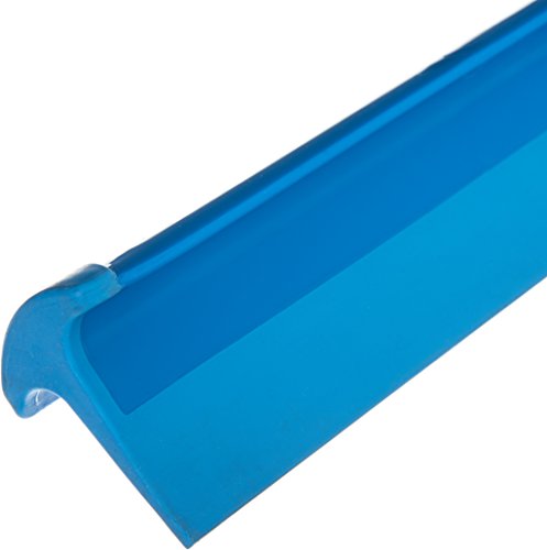 Image of SPARTA 3656714 Plastic Floor Squeegee, Shower Squeegee, Heavy Duty Squeegee with Rubber Blade for Windows, Glass, Shower Doors, Floors, Windshields, 20 Inches, Blue (Pack of 2)