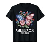 America US Flag 250 1776 2026 250th Anniversary 4th of July T-Shirt