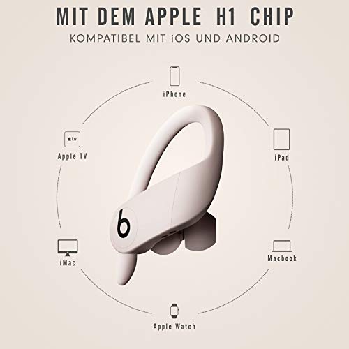Image of Beats Powerbeats Pro - BluetoothWireless Earbuds - Up to 9H Battery Life, Up to 24H w Charging Case, Sweat Resistant, Apple H1 Chip, Built in Microphone, Apple & Android Compatible - Ivory