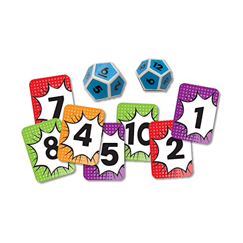 Image of Scholastic Math Match Travel Dice Game, Math Learning Ages 5+