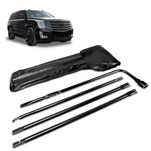 Safety Recall N212346510 Mismatched Spare Tire - 2019-2021 Chevrolet Silverado & GMC Sierra 1500 4 Xongjojo Silverado Sierra Heavy Duty Spare Tire Tool Kit Compatible with 1999-2019 Silverado Tahoe Avalanche Suburban Sierra Yukon 2002-2018 Escalade OEM Replacement