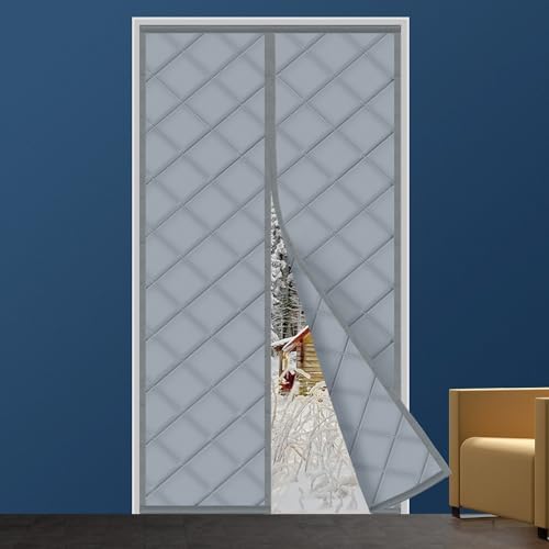 Thermal Insulated Door Curtain, Wind, Cold and Noise Proof