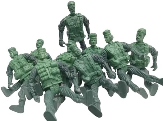 SharvilSons Action Figure II Army Set II9 Pcs II Green II Joints Movable