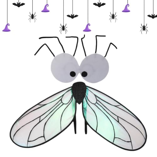 Aile de mouche costume Halloween accessoire photo pour cosplay et fête