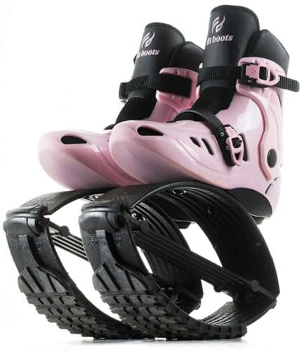FIT BOOTS - Botas de Rebote de Nueva Generación, Originales Botas de Saltar de la Comunidad Internacional de Entrenamiento FitBoots Que Revolucionan tu Fitness, Zapatos Jump Boots, (Rosa-S-45/70kg) FIT BOOTS - Botas de Rebote de Nueva Generación, Originales Botas de Saltar de la Comunidad Internacional de Entrenamiento FitBoots Que Revolucionan tu Fitness, Zapatos Jump Boots, (Rosa-S-45/70kg)