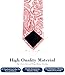 Muro de Amor Mens Ties and Pocket Square,Lapel Pin,Cufflinks,Tie Clip Sets,Handkerchief Cufflinks Paisley Wedding Party 6 PCS,Business Fashion Woven Necktie