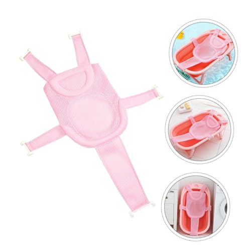 CHICAMPERA 加大防滑ネット付きベビーバス 新生児用シャワーサポート 軽量携帯可能 快適設計 新生児バスムに