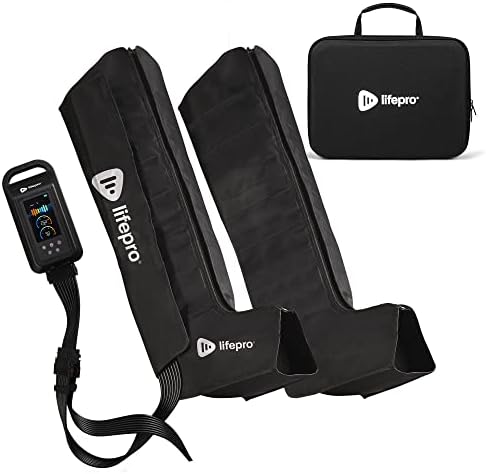 LifePro Leg Compression Massage Boots - Sequential Compression Device for Athletes - Leg Recovery System for Athletes - Recover Boots and Massager for Foot and Calf Recovery, Pain and Soreness Relief