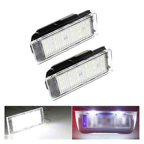 Luz de matrícula para Kadjar y Clio pack de 2 bombillas traseras de coche 7
