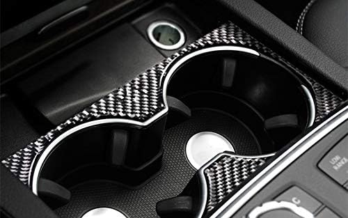 Miniatura 10 de HOTRIMWORLD Cubierta de fibra de carbono para consola central de agua, 2 piezas para Mercedes-Benz GLS Clase X166 2015-2019 (modelo A)