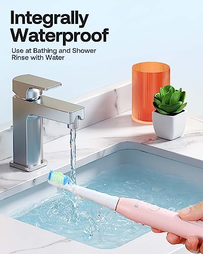 59% Off Bitvae Ultrasonic Electric Toothbrush with 8 Brush Heads