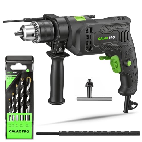 GALAX PRO 4.5Amp 0-3000RPM Corded Hammer Drill with 12 Varia...