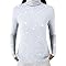 Sequin Sweaters for Women Trendy Polo Neck Sparkly Glitter Jumper Dressy Casual Pullover Turtleneck Sweater Plus Size High Neck Sparkle Knitwear Thermal Underwear Base Layer,White,XL