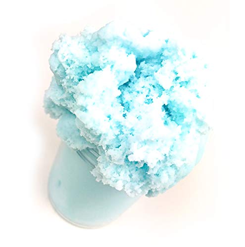 Blue Cotton Candy Cloud Slime Scented Snow Slime (4 oz)