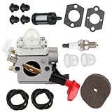 Volakebeing Carburetor Lawn Trimmer Petrol Brushcutter For Carb with Air Filter, Fuel Filter Kit, For Primer Bulb Replacement and Gasket Set, Compatible with FS40 FS50 FS56 - Image 3