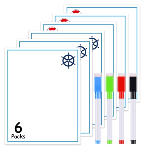 Set de 6 imanes decorativos rectangulares para puerta
