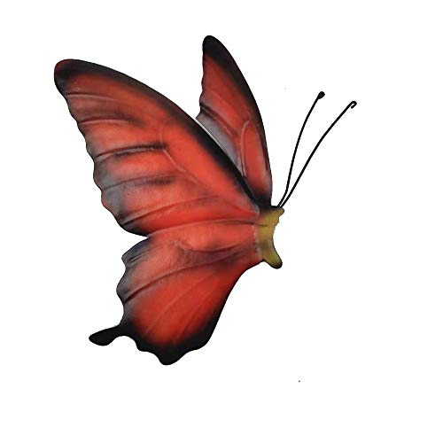 Metal Butterfly Fence Hanger Wall Art Yard Outdoor Lawn Garden Decor
