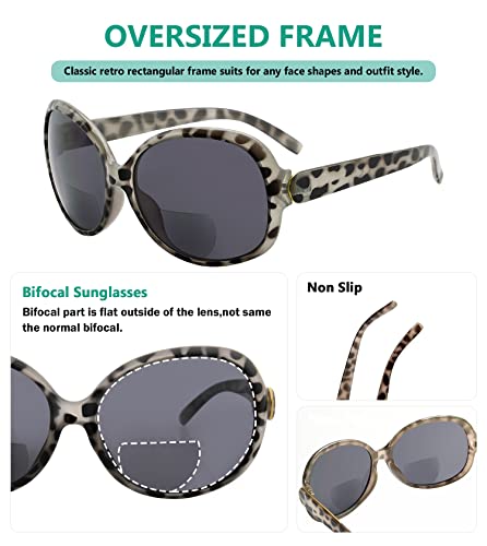 Eyekepper Bifocal Sunglasses Women Sunshine Readers Reading Sunglasses Oversize4