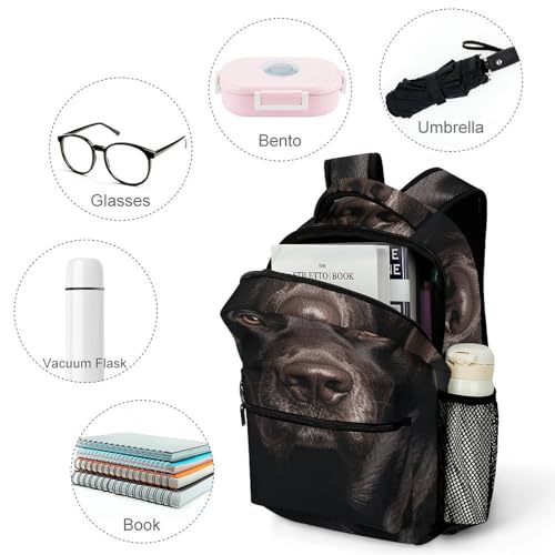 Black Lab Dog Laptop Backpack for Men Women Travel Backpacks for Work Computer Bag Casual Backpack4