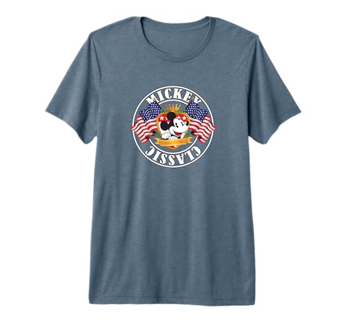 Mickey Classic Racer Pullover T-Shirt Idéal pour Vos Sorties Weekend Décontractées