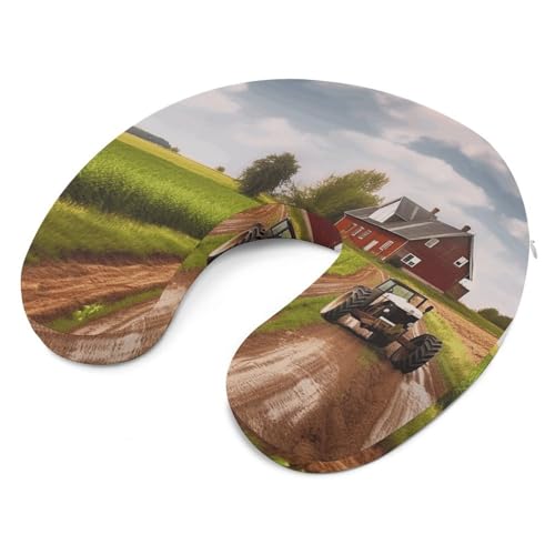 Almohada viscoelástica de viaje 30x25 cm confortable miniatura 6
