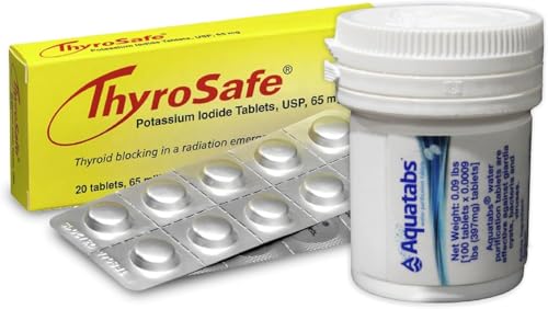 Aquatabs Water Purification and Thyrosafe Potassium Iodide Tablets