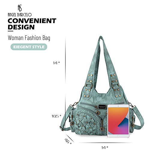 Image of Angel Barcelo Purses for Women Large Shoulder Bag Soft Hobo Bags for Women