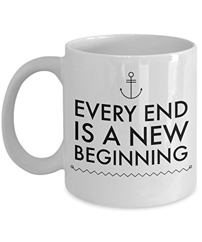 Coworker Leaving Gifts Prime - Every End is a New Beginning Coffee Mug