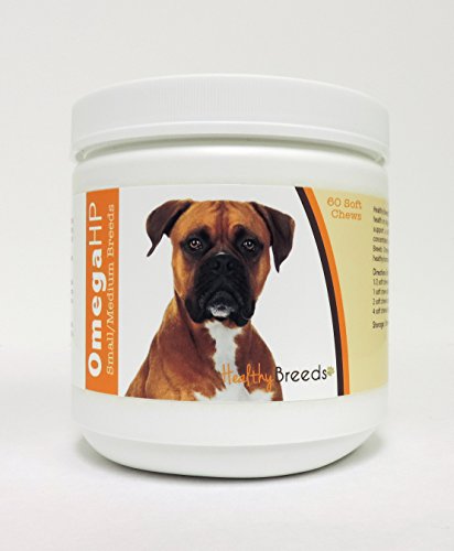 Image of Healthy Breeds Boxer Omega HP Fatty Acid Skin and Coat Support Soft Chews 60 Count