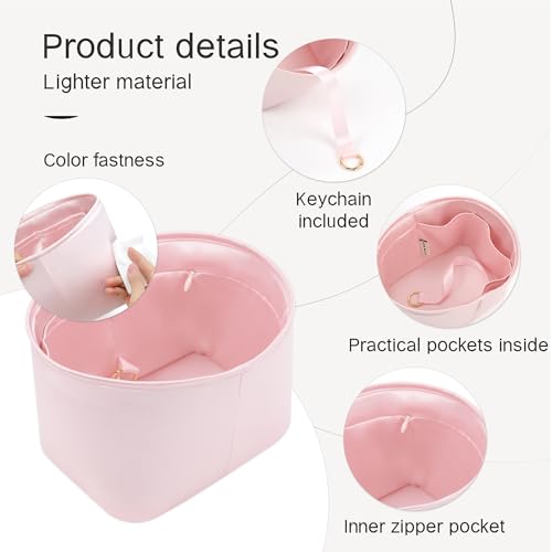 Image of Fits for Picotin Bag Insert Organizer For Hermes(18,Pink)