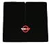 1984-1996 C4 Corvette Coupe Classic Loop Black Rear Deck Mat with Red Circle & Flags Logo