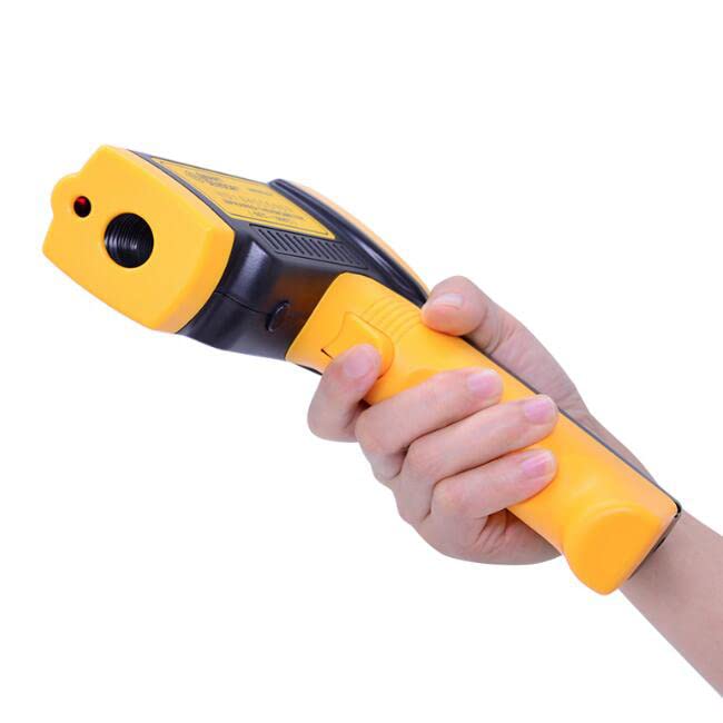 Smart Sensor AR862D+ Digital Noncontact IR Infrared Thermometer(-58~1832F/-50C~1000C) Industry Gun Temperature Tester (NOT for Body Temperature)